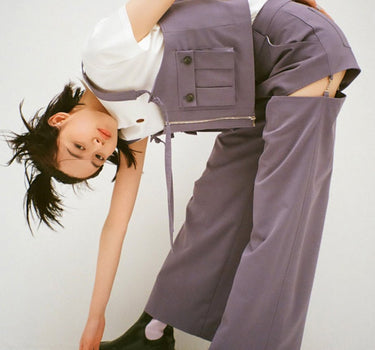 【ya-24114】 2way twill pants