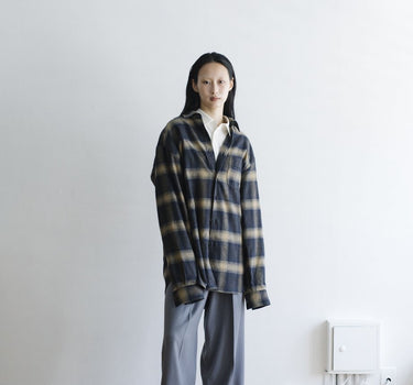 【ya-22105】flannel shirt