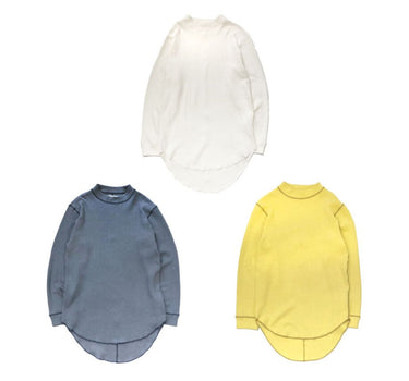【ya-22016】rib knit longsleeve T shirt