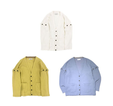 【ya-22021】rib knit cardigan