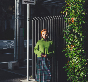 【ya-231121】yarden×JULIA half zip pullover