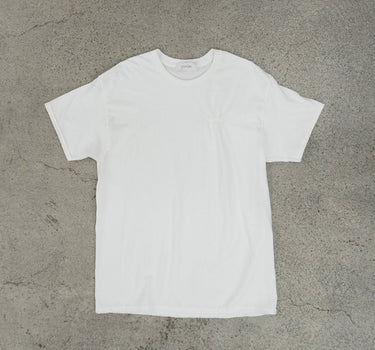 【ya-24119】 gather logo embroidery T-shirt